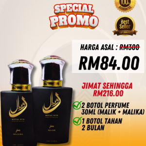Royal Oud: Pakej B - Combo Set Malik + Malika