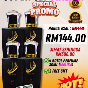 Royal Oud: Pakej C - SUPER SET 4PCS MALIKA